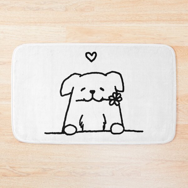 Item preview, Dog Holding a Flower designed and sold by fuksja.