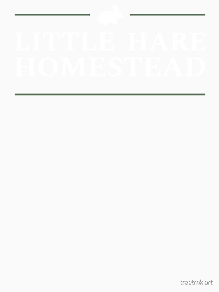 Thumbnail 3 of 3, Baseball ¾ Sleeve T-Shirt, Little Hare Homestead Logo designed and sold by treetrnk.