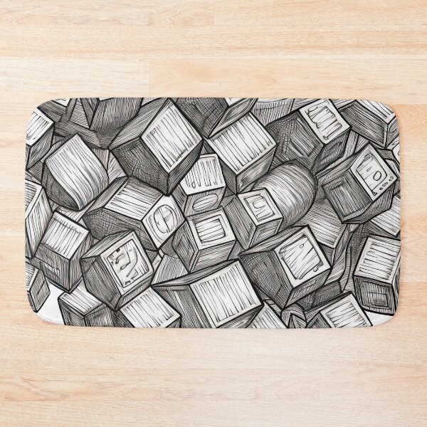 Item preview, Gray cubes designed and sold by abmkf.