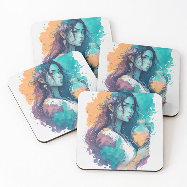 Item preview, Aesthetic Aquarius Zodiac Sign - perfect for Gifts designed and sold by elearah1.