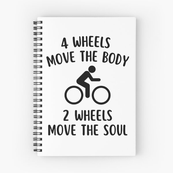 Item preview, 4 Wheels Move The Body 2 Wheels Move The Soul Cycling Quotes designed and sold by elvisg03.