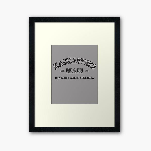 Item preview, MacMasters Beach Tee designed and sold by Harriet Adeney Designs .
