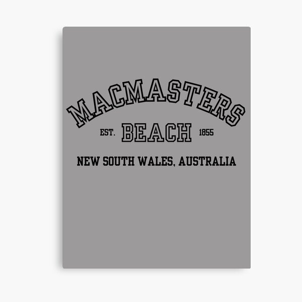 Item preview, MacMasters Beach Tee designed and sold by Harriet Adeney Designs .