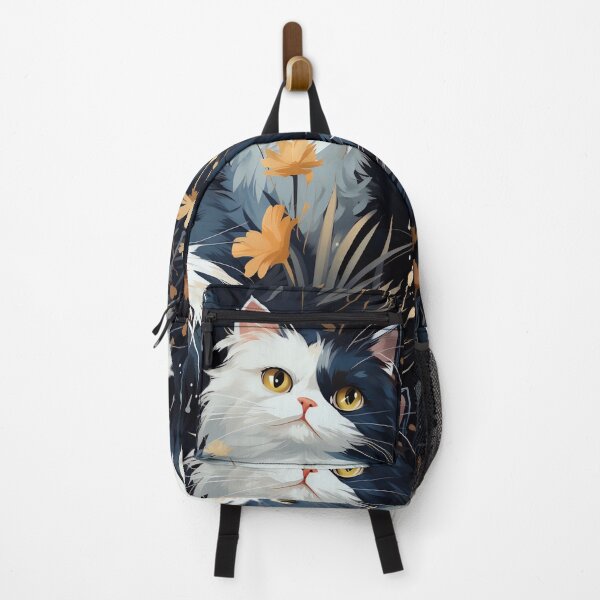 Item preview, Cute Black And White Cat Repeating Pattern designed and sold by Image-Caption.