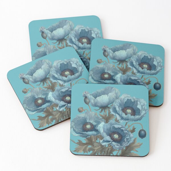 Item preview, Cluster Of Blue Poppies  designed and sold by HouseOfRosy.