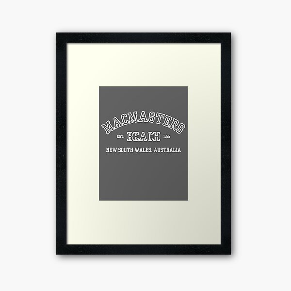 Item preview,  of MacMasters Beach Tee designed and sold by Harriet Adeney Designs .