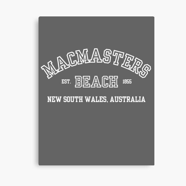 Item preview,  of MacMasters Beach Tee designed and sold by Harriet Adeney Designs .