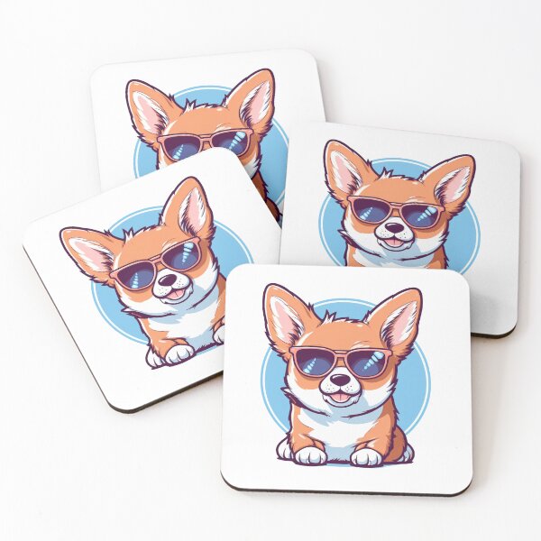 Item preview, Cool Corgi with Sunglasses designed and sold by vasetti-press.