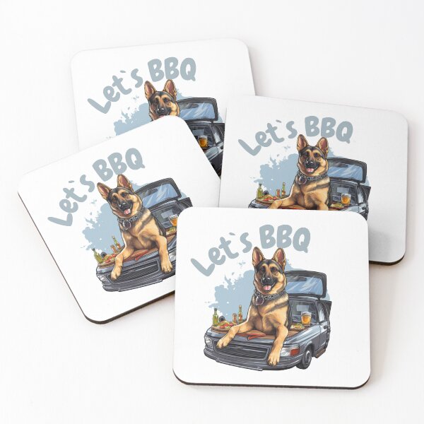 Item preview, Grillmaster - BBQ Shirt, German Shepherd Let`s BBQ designed and sold by Anastasiia87.