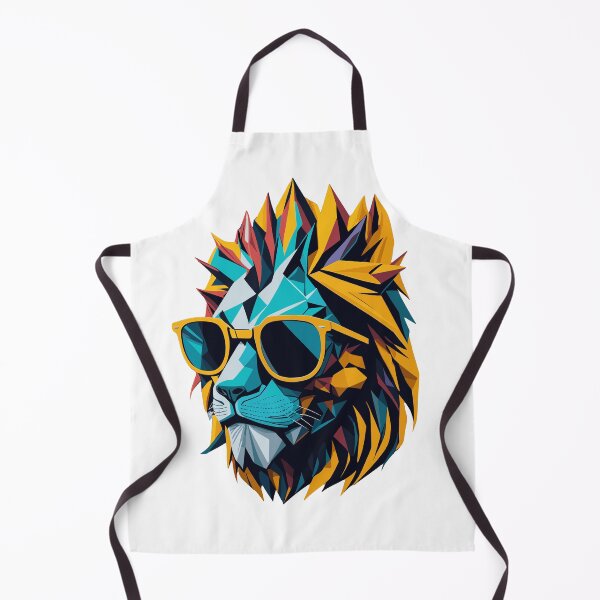 Item preview, Cool Lion Head with Sunglasses designed and sold by ancient-times.