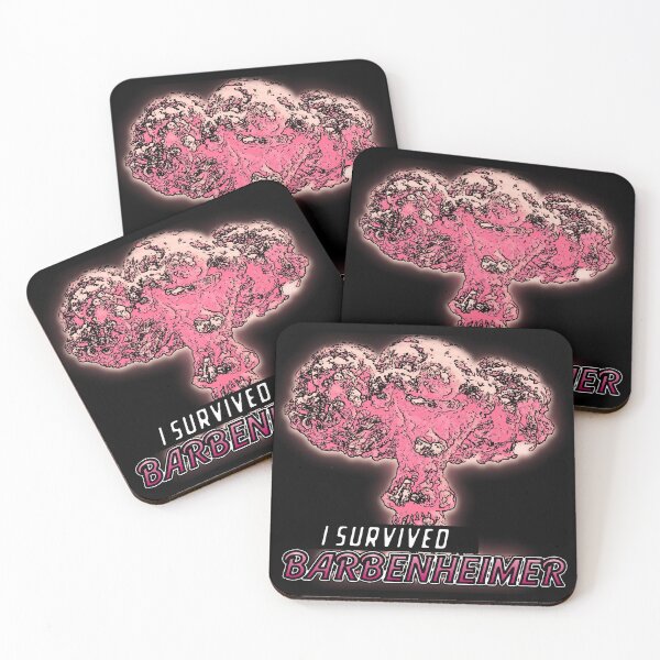Item preview, I survived barbenheimer bomb atomic cartoon designed and sold by DreamSquirrel.