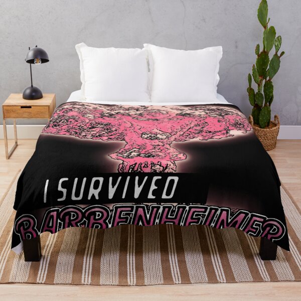 Item preview, I survived barbenheimer bomb atomic cartoon designed and sold by DreamSquirrel.