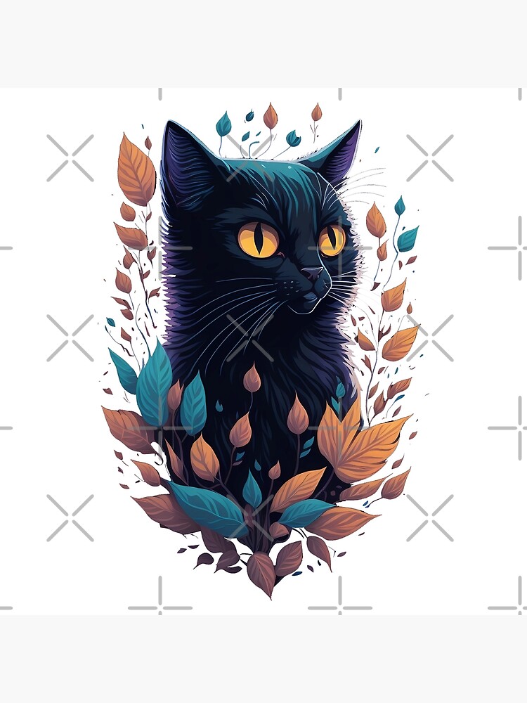 Black Cat Therian - Cat - Posters and Art Prints