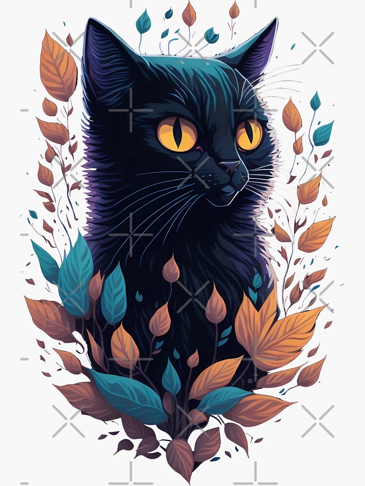 Black Cat Therian - Cat - Posters and Art Prints