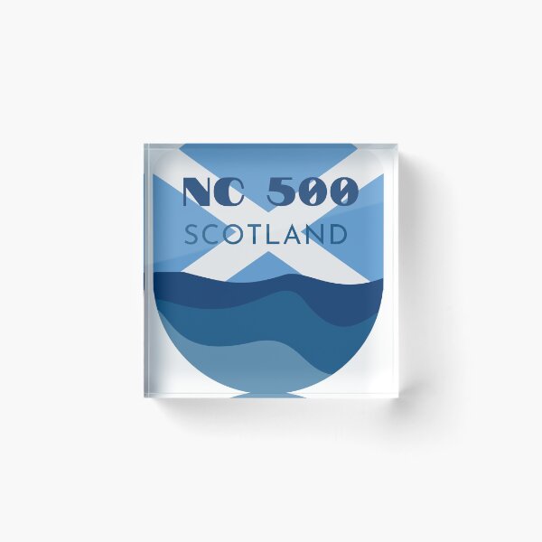 Item preview, North Coast 500 Wave Shield designed and sold by Katie Mac.