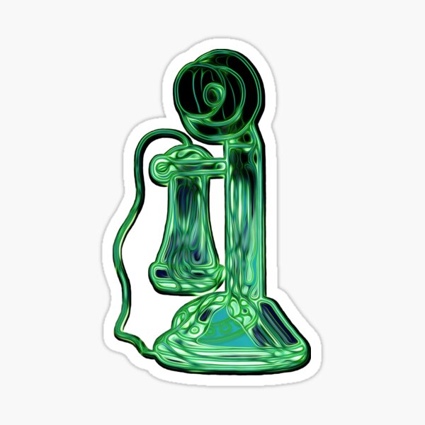 Vintage Telephone Sticker