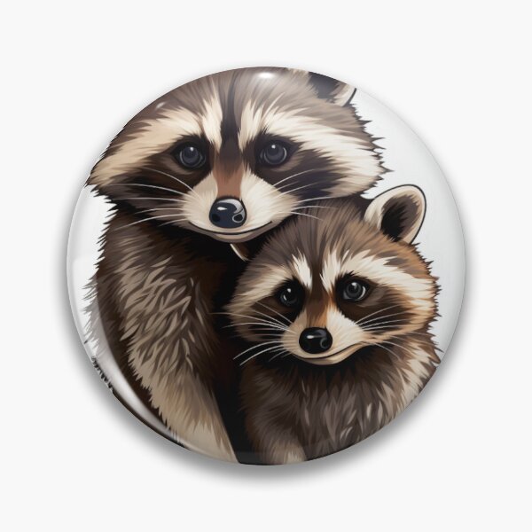 Item preview, Racoon Mom Sticker designed and sold by Pawtraits1.
