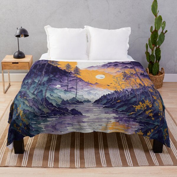 Item preview, Beautiful watercolor painting of natural landscape colorful digital art graphic design designed and sold by Meena-tta.