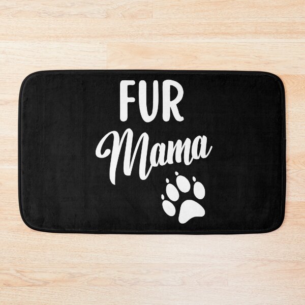 Artikelvorschau, Fur Mama Hundeliebhaber-T-Shirt Fur Momma Hundepfotenabdruck entworfen und verkauft von elvisg03.