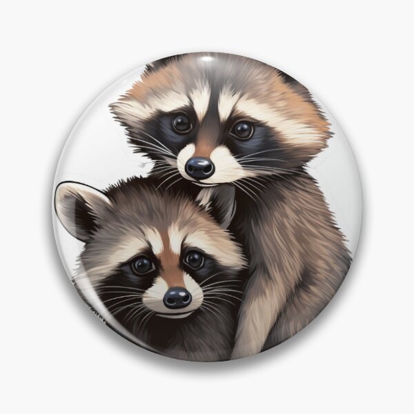 Item preview, Cute Racoon Sticker designed and sold by Pawtraits1.