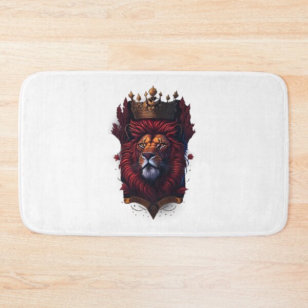 Item preview, Majestic Lion King: Powerful and Proud Cartoon Illustration designed and sold by hudaG.