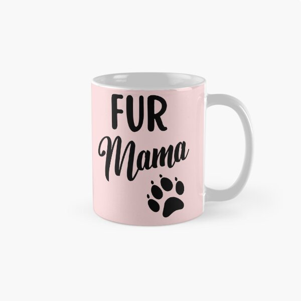Artikelvorschau, Fur Mama Hundeliebhaber-T-Shirt Fur Momma Hundepfotenabdruck entworfen und verkauft von elvisg03.