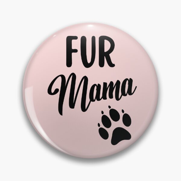 Artikelvorschau, Fur Mama Hundeliebhaber-T-Shirt Fur Momma Hundepfotenabdruck entworfen und verkauft von elvisg03.