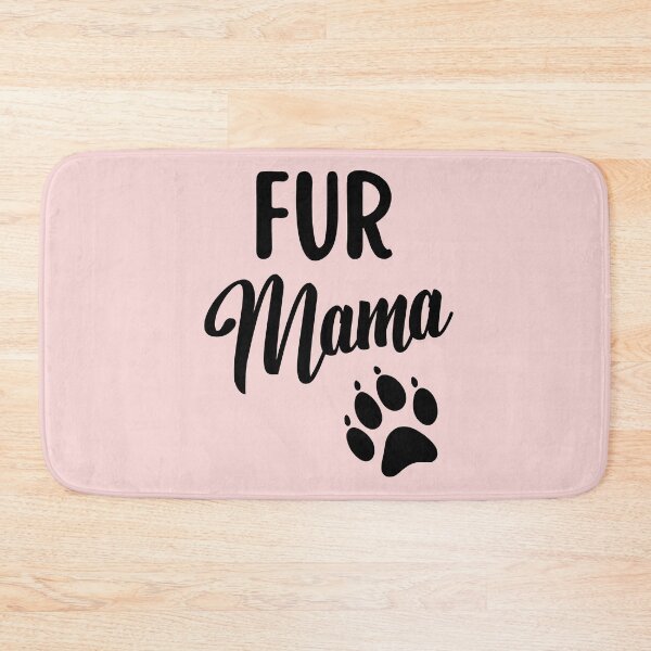 Artikelvorschau, Fur Mama Hundeliebhaber-T-Shirt Fur Momma Hundepfotenabdruck entworfen und verkauft von elvisg03.