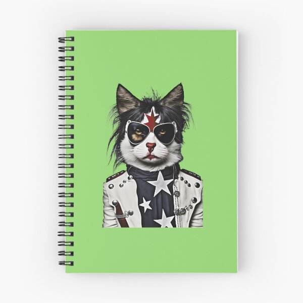 Artikelvorschau, Rockig' Katze mit coolen Farbtönen entworfen und verkauft von Tiptong.