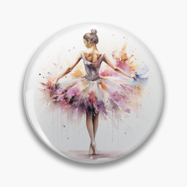 Artikelvorschau, Ballerina in Aquarellen entworfen und verkauft von therealsalibi.