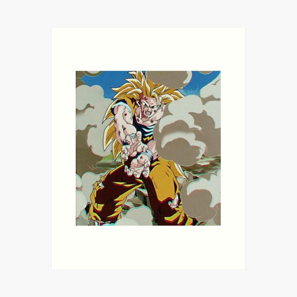 Super Saiyan 3 Goku Metal Print for Sale by ItalianBrussel