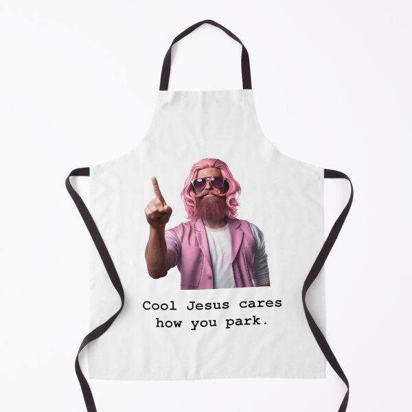Item preview, Cool Jesus cares how you park. designed and sold by TheOddBotShop.
