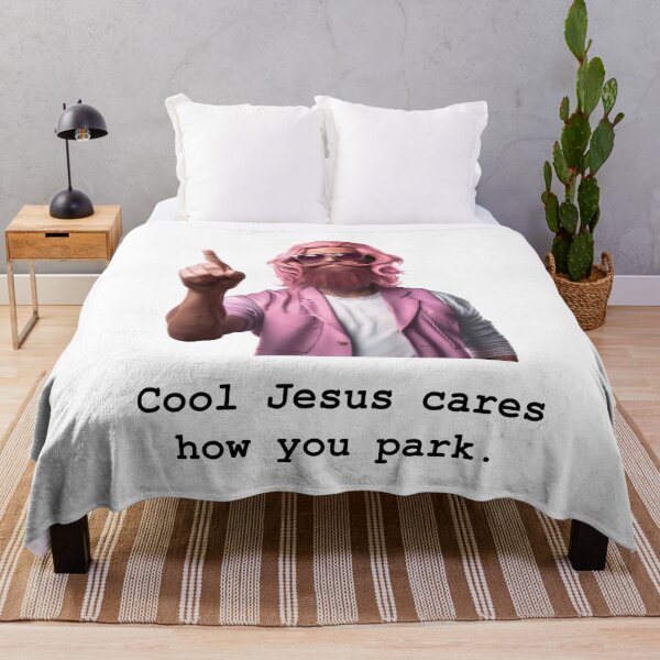 Item preview, Cool Jesus cares how you park. designed and sold by TheOddBotShop.