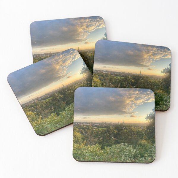 Item preview, Hazy Sunset view of Norwich from Kett's Heights designed and sold by MyriadNorfolk.
