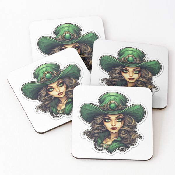Artikelvorschau, Pirate Queen Pirate Princess Wearing Green entworfen und verkauft von PrincessJessieJ.