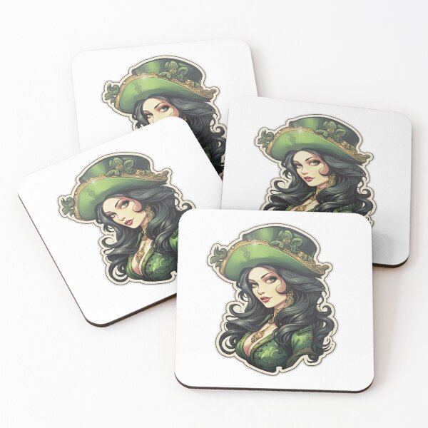 Artikelvorschau, Pirate Queen Pirate Princess Wearing Green entworfen und verkauft von PrincessJessieJ.