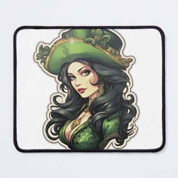 Item preview, Pirate Queen Pirate Princess Wearing Green designed and sold by PrincessJessieJ.