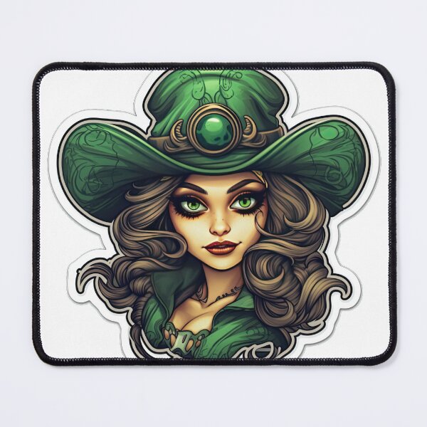 Item preview, Pirate Queen Pirate Princess Wearing Green designed and sold by PrincessJessieJ.