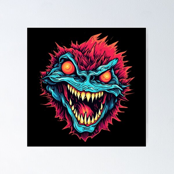 Item preview, Grafton Monster - Luminous Trashcore designed and sold by Woodsit.