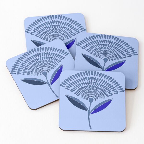 Item preview, Mid Century Modern Dandelion Seed Head In Princess Blue designed and sold by taiche.