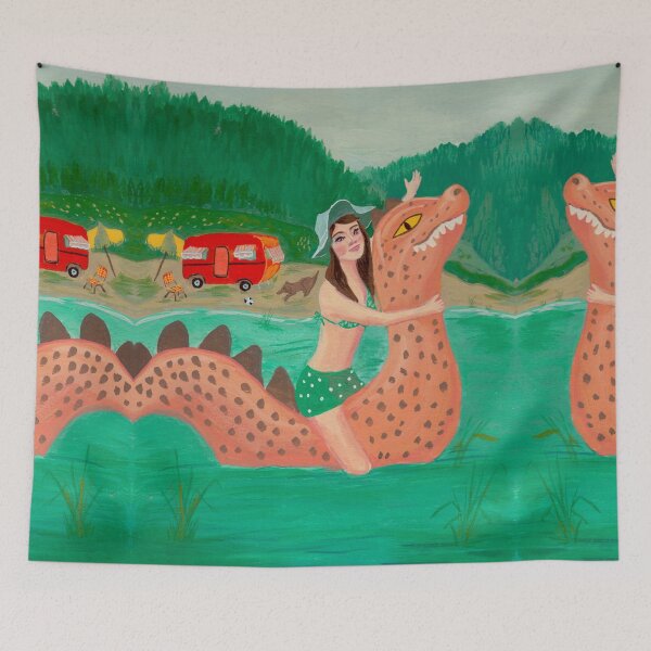 Item preview, Bath in Lake Ness with Nessy. designed and sold by Rachelare.
