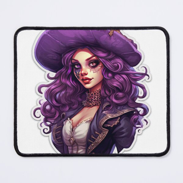 Item preview, Pirate Queen Pirate Princess Wearing Purple designed and sold by PrincessJessieJ.