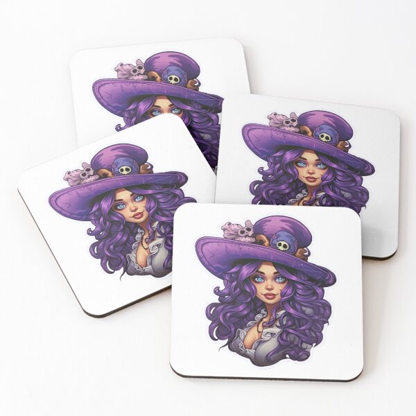 Artikelvorschau, Pirate Queen Pirate Princess Wearing Purple entworfen und verkauft von PrincessJessieJ.