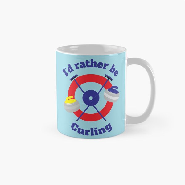Item preview, I'd Rather Be Curling designed and sold by CreativeTwins.
