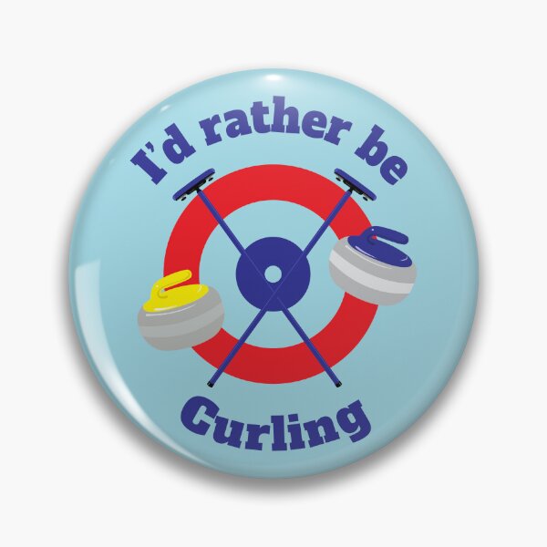 Item preview, I'd Rather Be Curling designed and sold by CreativeTwins.