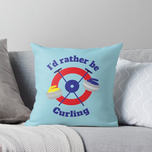 Item preview, I'd Rather Be Curling designed and sold by CreativeTwins.