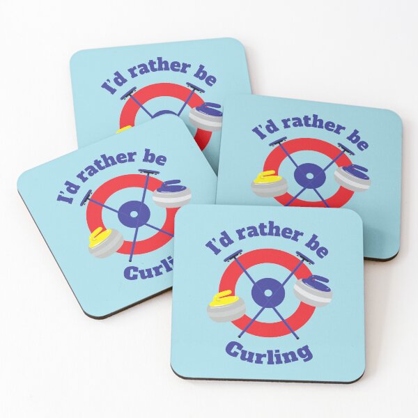 Item preview, I'd Rather Be Curling designed and sold by CreativeTwins.