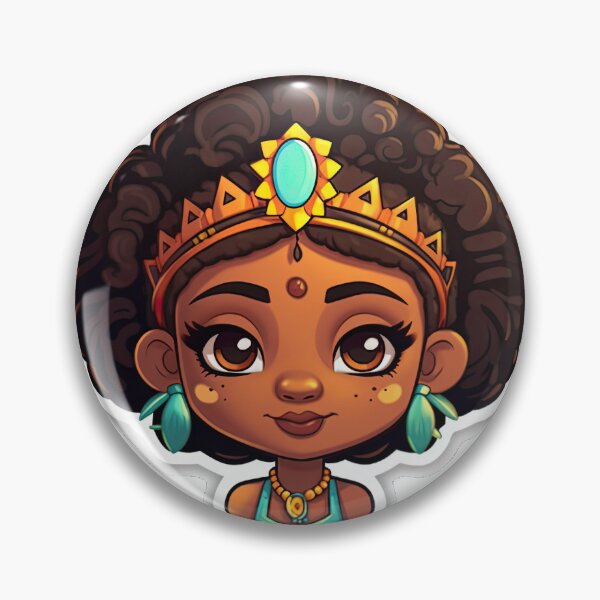 Artikelvorschau, Kawaii African Queen Kawaii Princess entworfen und verkauft von PrincessJessieJ.