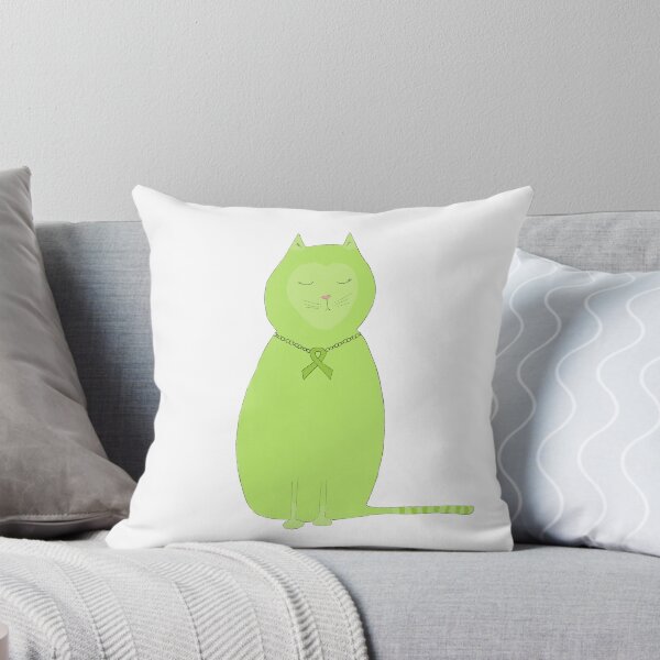 Item preview, Peabody the Cat - leukemia, kidney disease, Lyme disease awareness ribbon designed and sold by Shelley Winters.