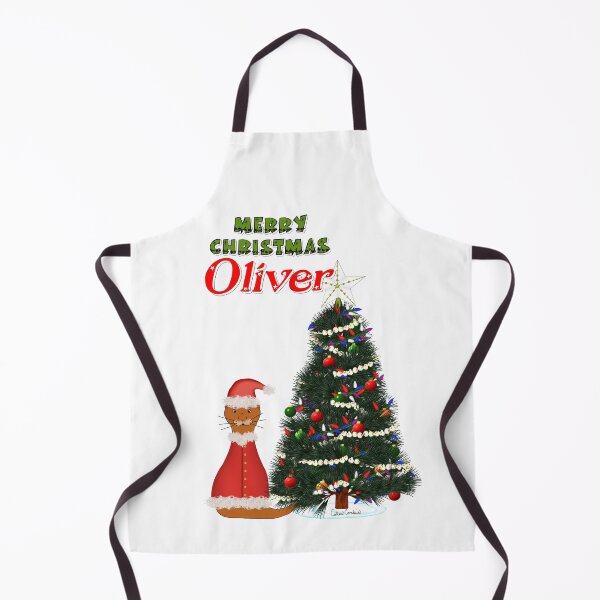 Item preview, Oliver Dressed as Santa by His Christmas Tree designed and sold by OliverTheOtter.